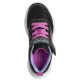Skechers Glitter Upper Mesh Lighted Sneaker W/ Gore & Strap
